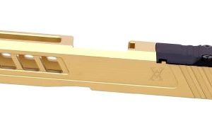 TRUE PRECISION RUGER RXM SLIDE - W/RMR CUT GOLD TIN