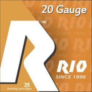Rio 20 Gauge Ammunition TT209 2-3/4" 7/8oz #9 shot 1250FPS CASE 250 rounds