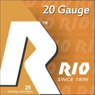 Rio 20 Gauge Ammunition TT209 2-3/4" 7/8oz #9 shot 1250FPS CASE 250 rounds