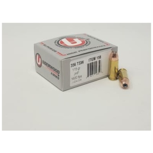 Underwood 356 TSW Ammunition UW158 115 Grain Jacketed Hollow Point 20 Rounds