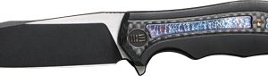 WE KNIFE ZONDA 4.05" BLACK - TITANIUM/BLACK STONEWASH
