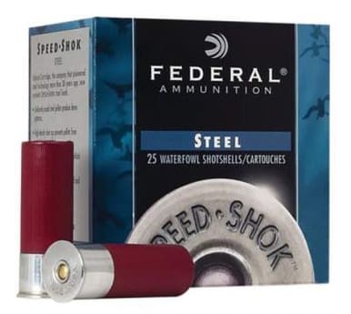 FEDERAL 12GA 3.5" 1-3/8OZ BBB SPEED-SHOK HIGH VELOCITY STEEL SHOTSHELLS WF133BBB 250 Rounds