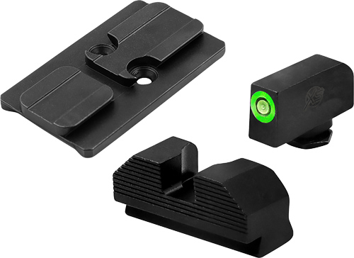 XS MINIMALIST TRITIUM SIGHT & - OPTIC PLATE ACRO FOR WALTHER