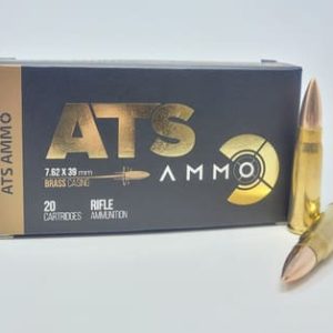 ATS 7.62x39mm Ammunition XFORCE76239MM124 124 Grain Full Metal Jacket 20 Rounds