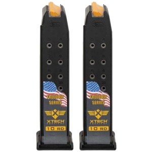 XTECH TACTICAL MAGAZINE FOR - GLOCK 19 10RD FREEDOM 2 PACK