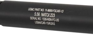GUNTEC AR15 FAKE SUPPRESSOR - 5.5" 1/2X28 THREADS BLACK