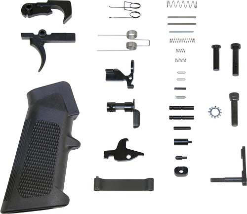 GUNTEC COMPLETE LOWER PARTS - KIT AR15 WITH A2 PISTOL GRIP