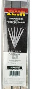 ZINK DECOY STRAP WEIGHTS - 4OZ 6 PACK
