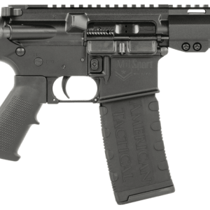 ATI MILSPORT Forged Aluminum AR Pistol - Black | 5.56NATO | 7.5" Barrel | 7" M-LOK Rail