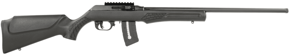 Rossi Semi-Auto Rimfire Rifle - Black | .22 WMR | 21" Barrel (Threaded) | 10 rd | Polymer Stock
