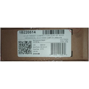 Aguila Ammunition .22 Target Rifle Ammo - 40 Grain | Solid Point | 1000rd Case