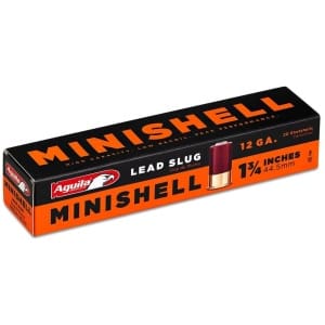 Aguila Ammunition Minishell 12ga Slug 1.75 inch Shotgun Shells - Slug | 5/8oz | 1250 fps | 20rd Box