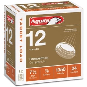 Aguila Ammunition Target 12ga Birdshot 2.75 inch Shotgun Shells - #7.5 Shot | 7/8oz | 1350 fps | 25rd Box