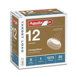 Aguila Ammunition Target 12ga Birdshot 2.75 inch Shotgun Shells - #8 Shot | 1oz | 1275 fps | 25rd Box