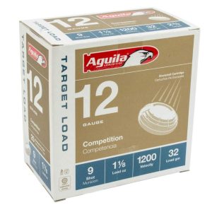 Aguila Ammunition Target 12ga Birdshot 2.75 inch Shotgun Shells - #9 Shot | 1-1/8oz | 1200 fps | 25rd Box