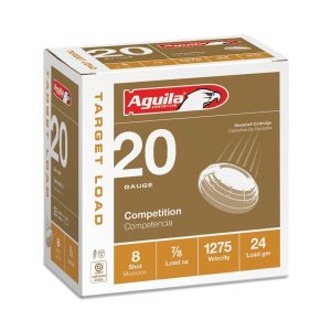 Aguila Ammunition Target 20ga Birdshot 2.75 inch Shotgun Shells - #8 Shot | 7/8oz | 1275 fps | 25rd Box