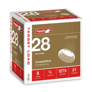 Aguila Ammunition Target 28ga Birdshot 2.75 inch Shotgun Shells - #8 Shot | 3/4oz | 1275 fps | 25rd Box