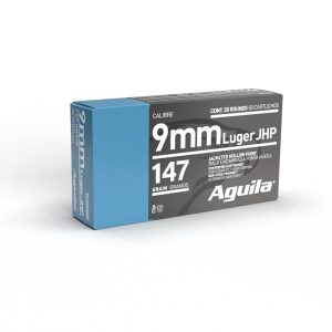 Aguila Ammunition 9mm Luger Handgun Ammo - 147 Grain | JHP | 50rd Box