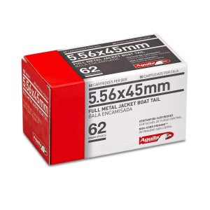 Aguila Ammunition 5.56NATO Rifle Ammo - 62 Grain | FMJ-BT | 1000rd Case