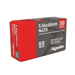 Aguila Ammunition 5.56NATO Rifle Ammo - 55 Grain | FMJ | 2250rd Case