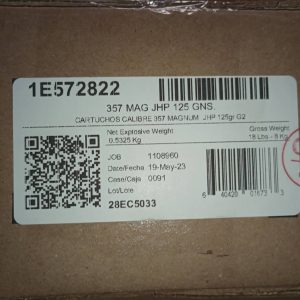 Aguila Ammunition .357 Magnum Handgun Ammo - 125 Grain | JHP | 500rd Case