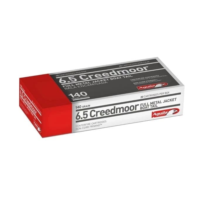 Aguila Ammunition 6.5 CREEDMOOR Rifle Ammo - 140 Grain | FMJ-BT | 500rd Case
