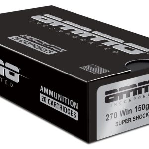Ammo Inc Signature Hunt .270 Win Rifle Ammo - 150 Grain | Super Shock Tip | 20rd Box