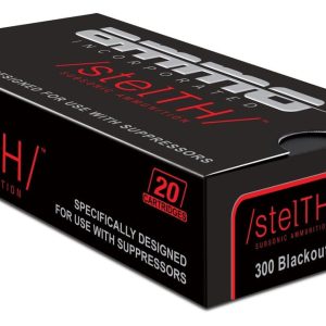 Ammo Inc stelTH Subsonic .300 Blackout Rifle Ammo - 220 Grain | TMC | 20rd Box