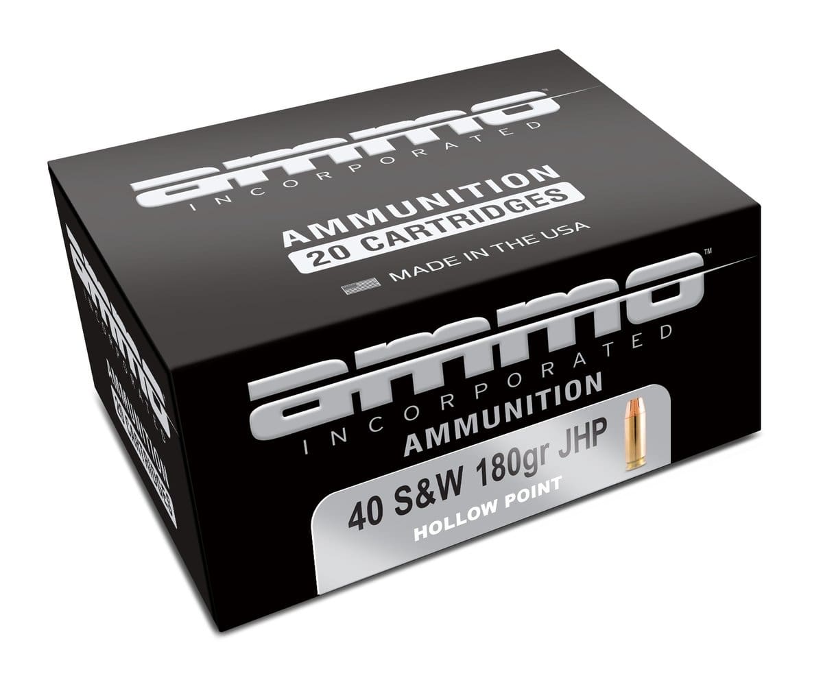 Ammo Inc Signature Defense .40 S&W Handgun Ammo - 180 Grain | JHP | 20rd Box