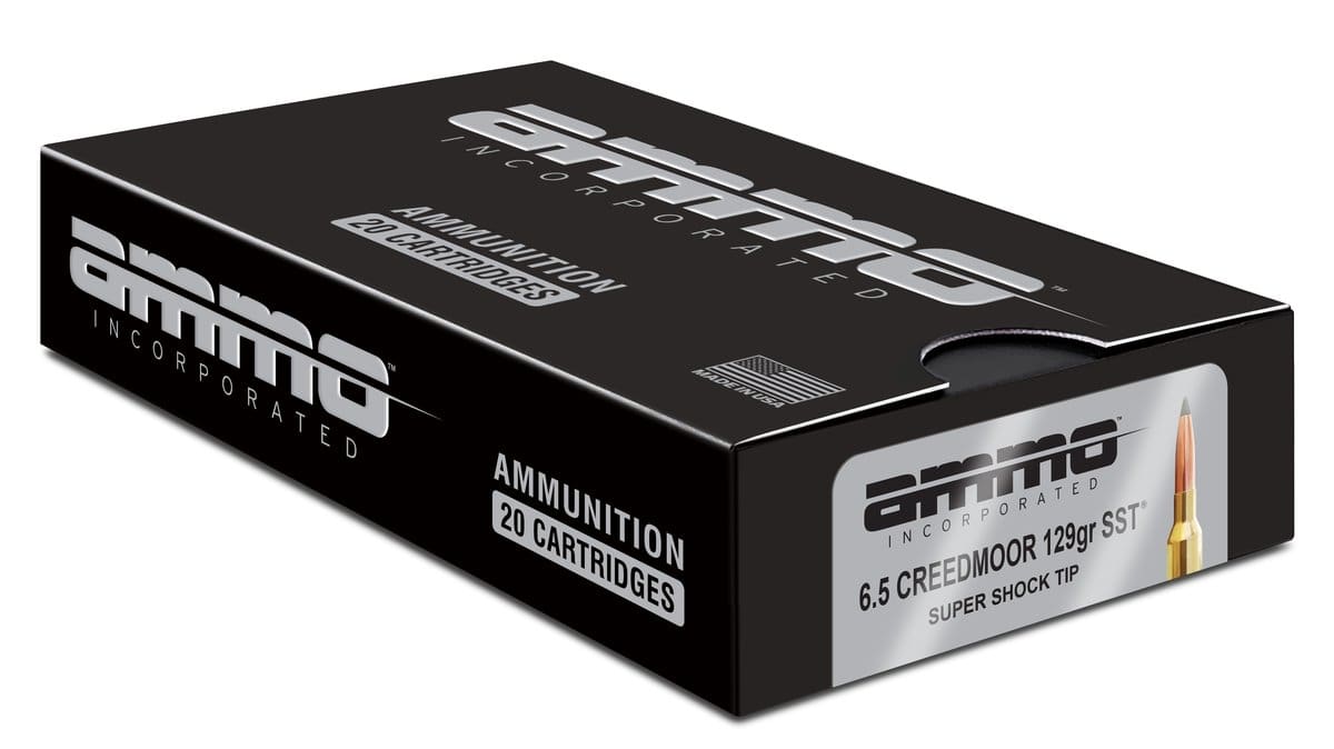 Ammo Inc Signature Hunt 6.5 Creedmoor Rifle Ammo - 129 Grain | Super Shock Tip | 20rd Box