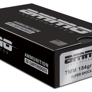 Ammo Inc Signature Hunt 7mm Remington Magnum Rifle Ammo - 154 Grain | Super Shock Tip | 20rd Box