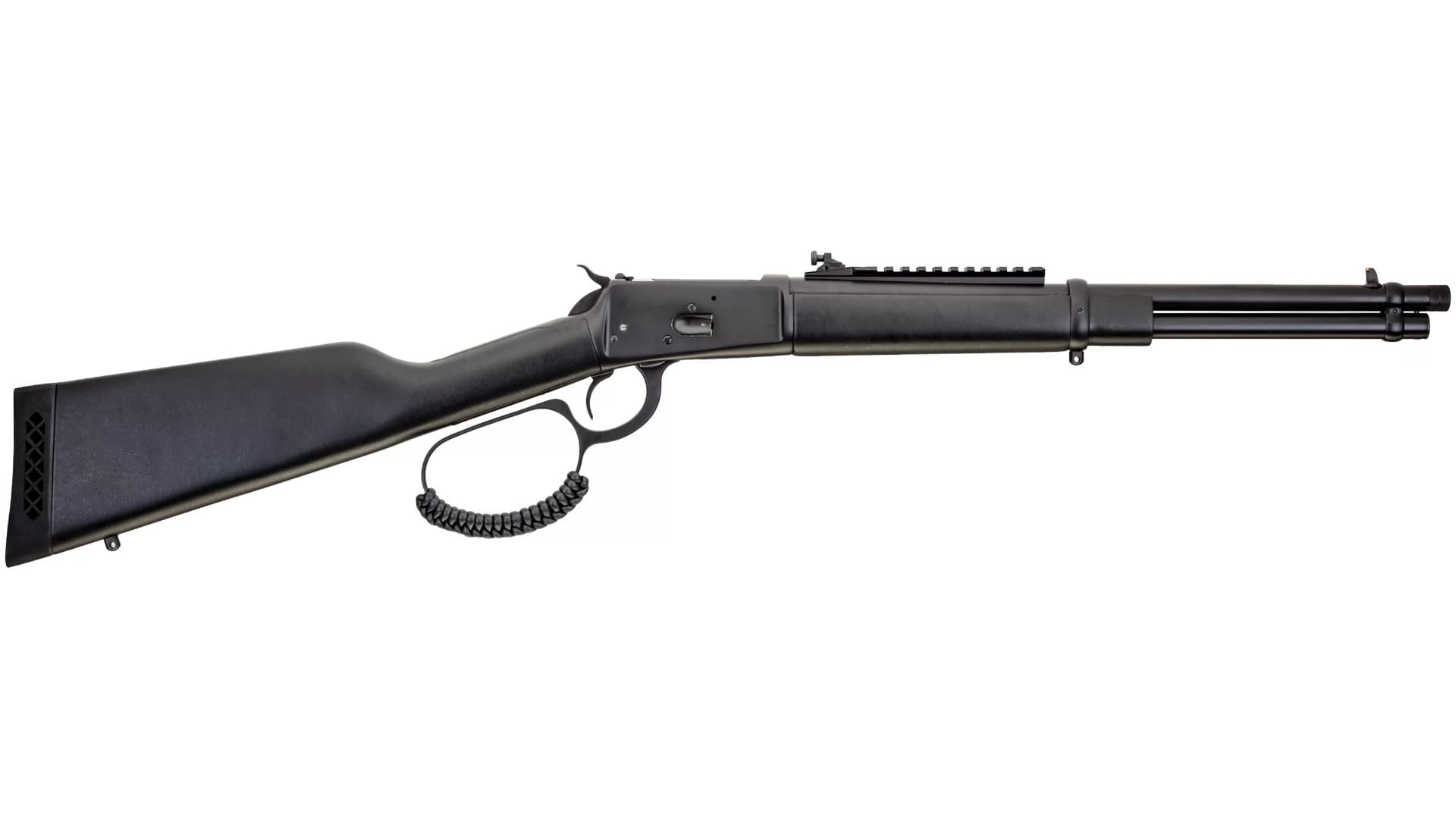 Rossi R92 Triple Black Carbine - Black | .357 Mag | 16.5" Threaded Barrel | 8rd | Wood Stock & Forend