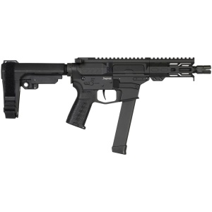 CMMG Banshee MkGs Pistol - Black | 9mm | 5" Barrel | 4" M-LOK Handguard | SBA3 Arm Brace