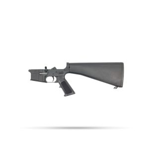 Bushmaster A2 Built Complete AR15 Lower Receiver - Black | A2 Fixed Stock