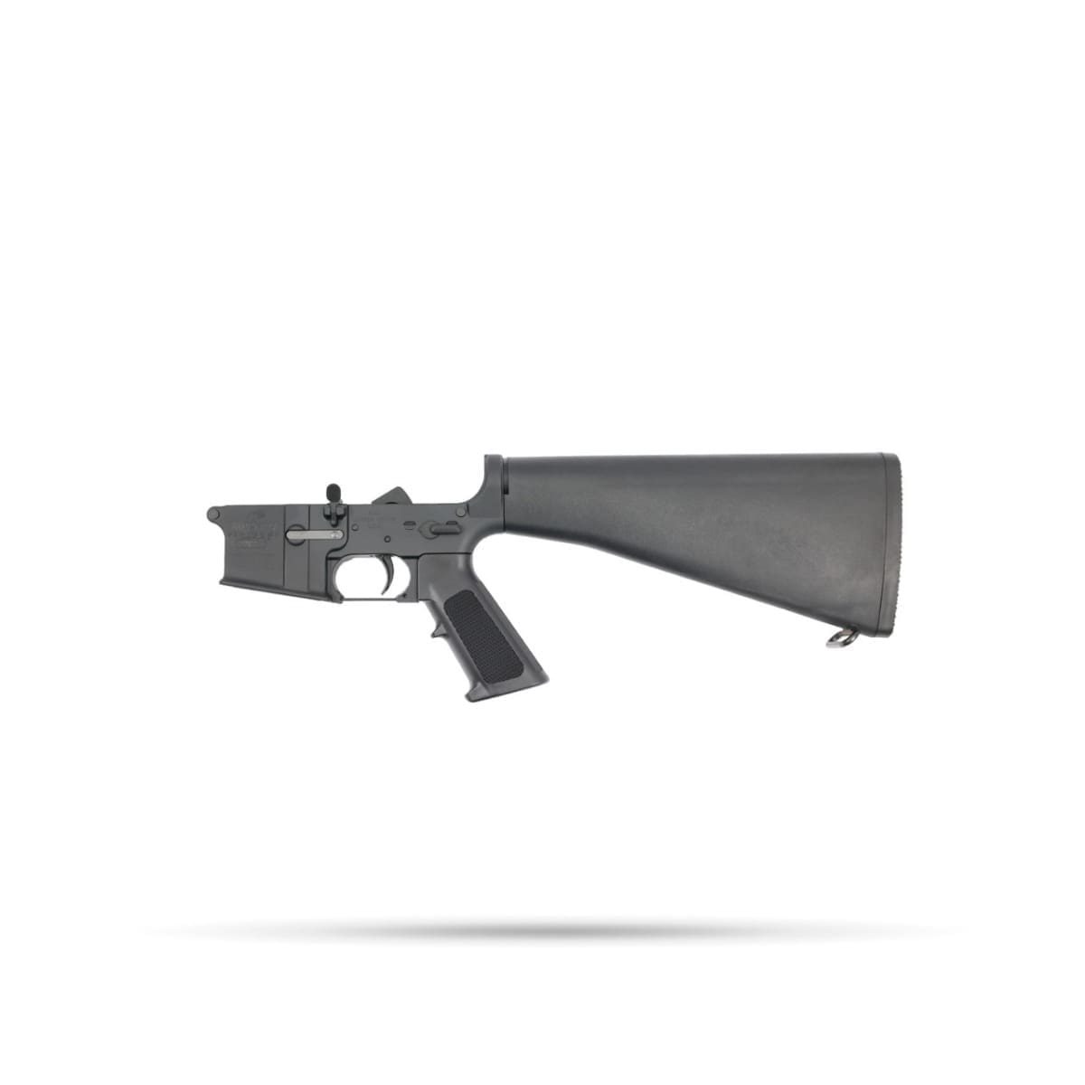 Bushmaster A2 Built Complete AR15 Lower Receiver - Black | A2 Fixed Stock