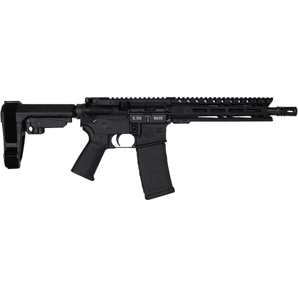 Diamondback Firearms Carbon DB-15 5.56 NATO Semi-Auto Pistol - Black | 10" Threaded Barrel | SBA3 Arm Brace | 1x30rd Mag