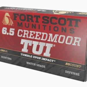 Fort Scott Munitions 6.5 Creedmoor Rifle Ammo - 150gr | 20rd Box