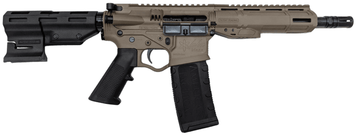 ATI Alpha Maxx Pistol - FDE | 300 BLK | 7.5" | 1 X 30RD | 7" Poly MLOK | F/U Sight