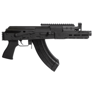 Century Arms Draco Tactical Pistol - Black | 7.62X39 | 7.5" | 30RD Mag | Linear Compensator | Integrated Picatinny Rail