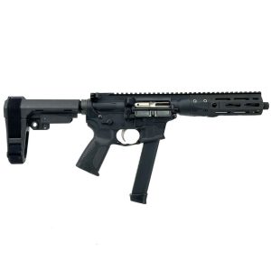 LWRC IC-9 AR Pistol - Black | 9mm | 8.5" Threaded Barrel | SBA3 Brace | Accepts Glock Mags