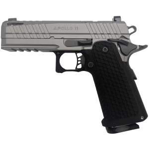 LFA Apollo 11 Compact Pistol - 9mm | Grey |Aluminum Grip | 4.1" | 1x17rd Mag