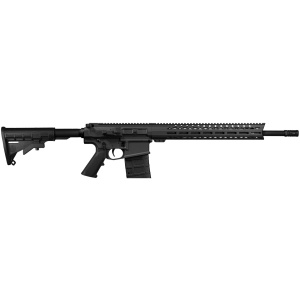 Live Free Armory LF308 Billet AR-10 Battle Rifle - Black | .308Win / 7.62NATO | 18" Barrel | 15" LFA Free Float M-LOK Rail | Classic M4-Style Stock