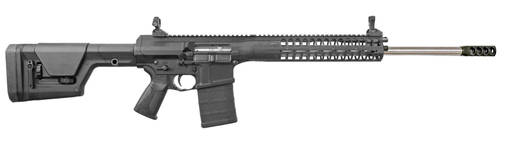 LWRC REPR MKII Side-Charging Rapid Engagement Precision Rifle - Black | 7.62NATO | 16.1" Barrel | B5 Systems Precision stock
