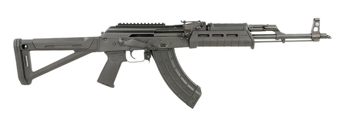 Century Arms Romanian CGR AK-47 Rifle - Black | 7.62x39 | 16.5" Barrel | Slant Break | Magpul Furniture | Picatinny Optics Rail
