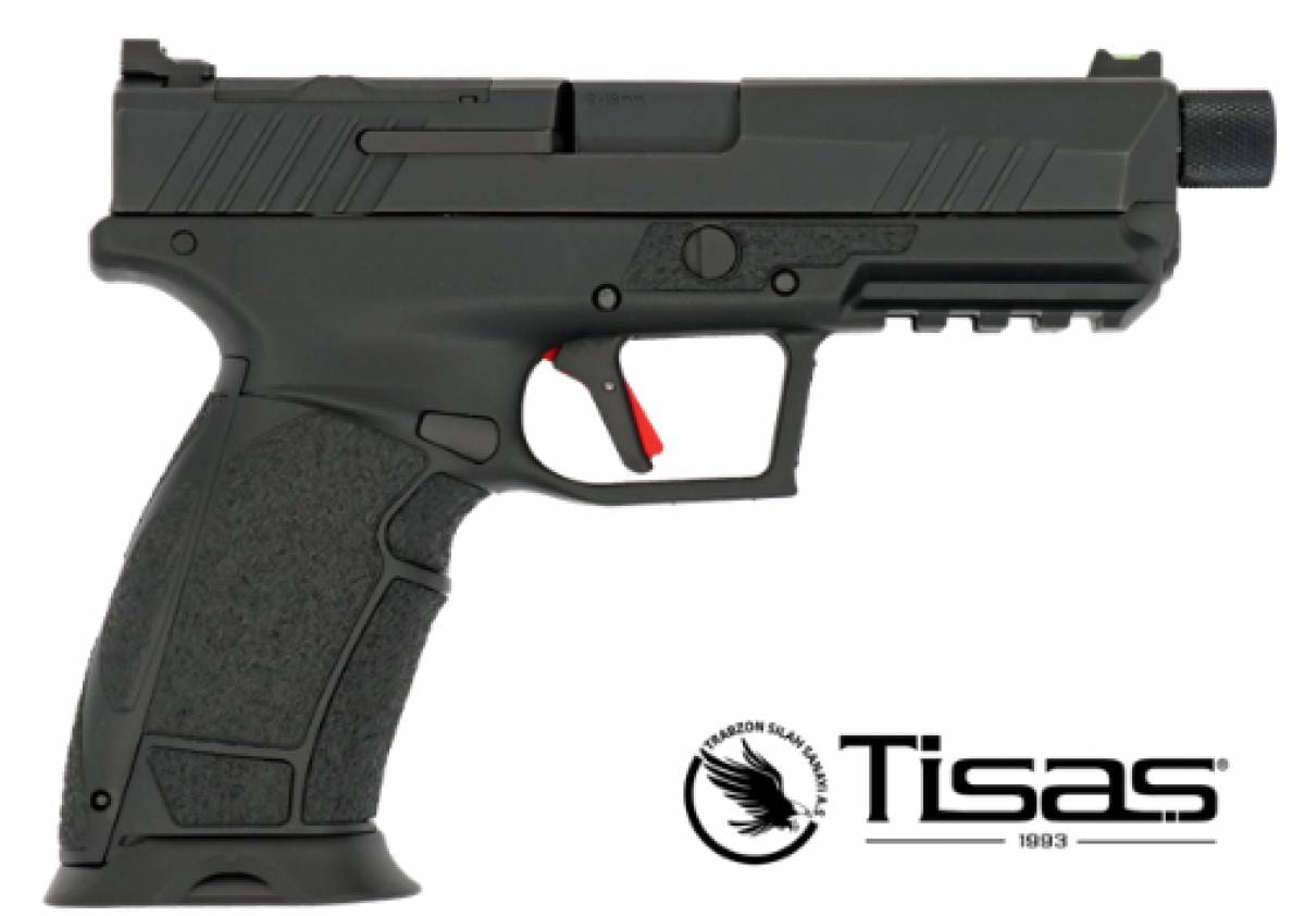 Tisas PX-9 Duty Pistol - Black | 9mm | 4.6" Threaded Barrel | 20rd | Optic Ready
