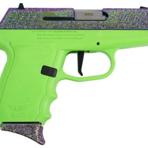 SCCY DVG-1 GLITTER JOKER LIME SLD/LIME GRP 9MM PST