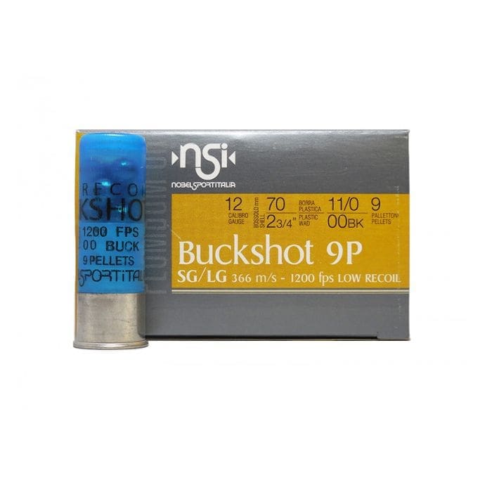 NOBELSPORT 12 GA 2-3/4" 00 BUCK