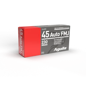 AGUILA 45 AUTO FMJ 230GR 50RD BOX 20 BXS PER CS