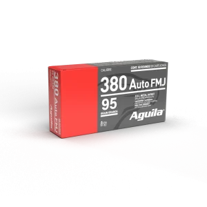 AGUILA 380 AUTO FMJ 95GR 50RD BOX 20 BXS PER CS