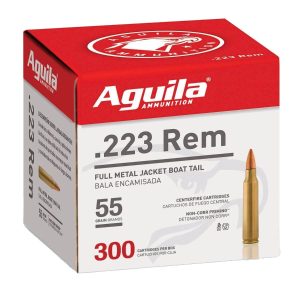 AGUILA 223 55GR FMJ BULK PK 300RD 4 PER CS
